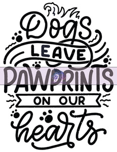 UVDTF - Dogs Leave Paw Prints