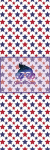 Glitter Chimp Vinyl Pen Wrap - Patriotic Stars - 4.75