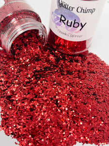 Ruby - Chunky Glitter