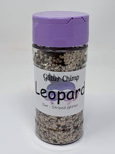 Leopard - Striped Dot Glitter