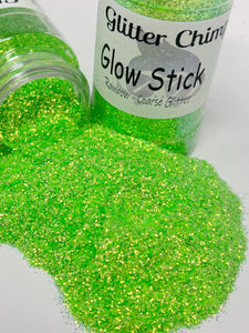 Glow Stick - Coarse Rainbow Glitter