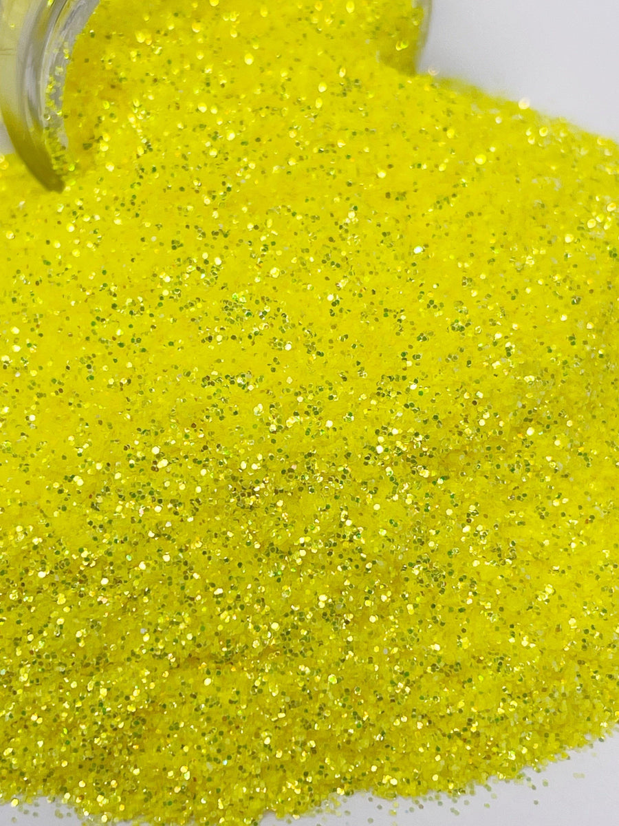 Neon Yellow Glitter