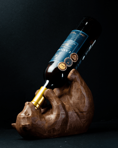 Bear Wine Bottle Holder - Solid Color Only