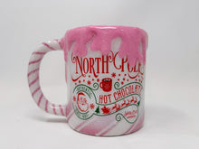 Load image into Gallery viewer, Glitter Chimp Adhesive Vinyl Decal - North Pole Hot Chocolate - 3&quot;x3&quot; Clear Background