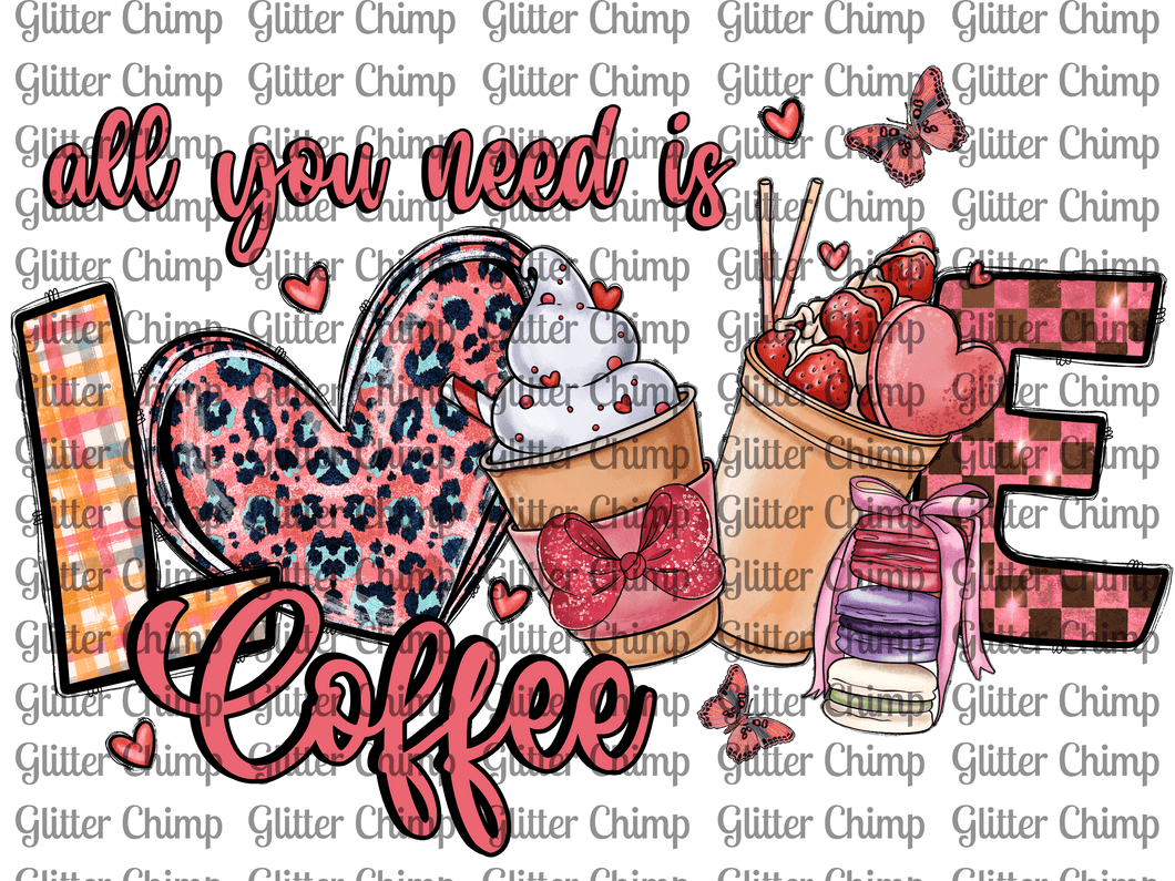 UVDTF - All You Need Is Love & Coffee