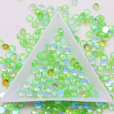 *Glass Rhinestones* - Aurora Peridot AB