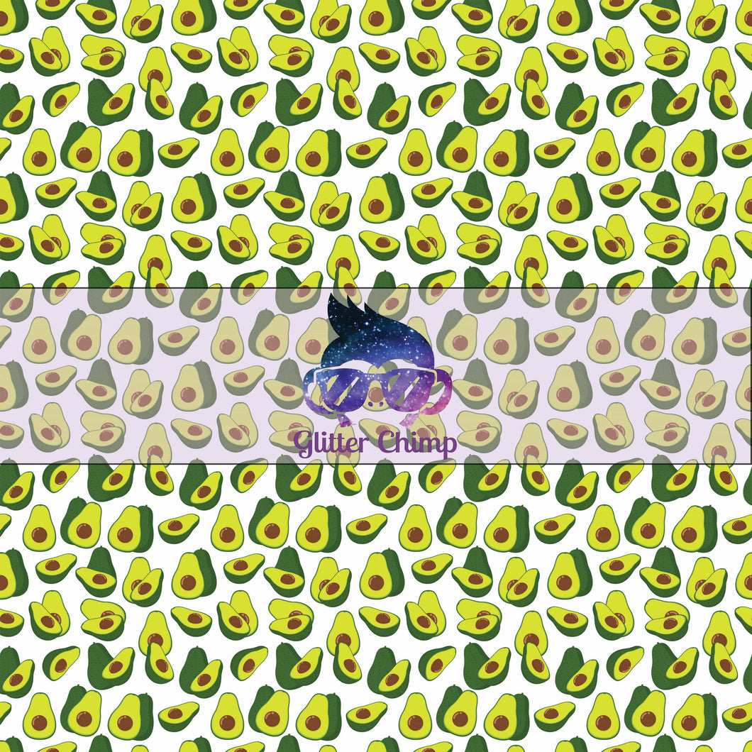 Glitter Chimp Adhesive Vinyl - Avocado