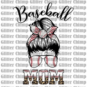 DTF - Baseball Mom Bun