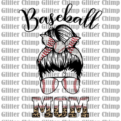 UVDTF - Baseball Mom Bun