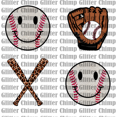 UVDTF - Baseball Pattern