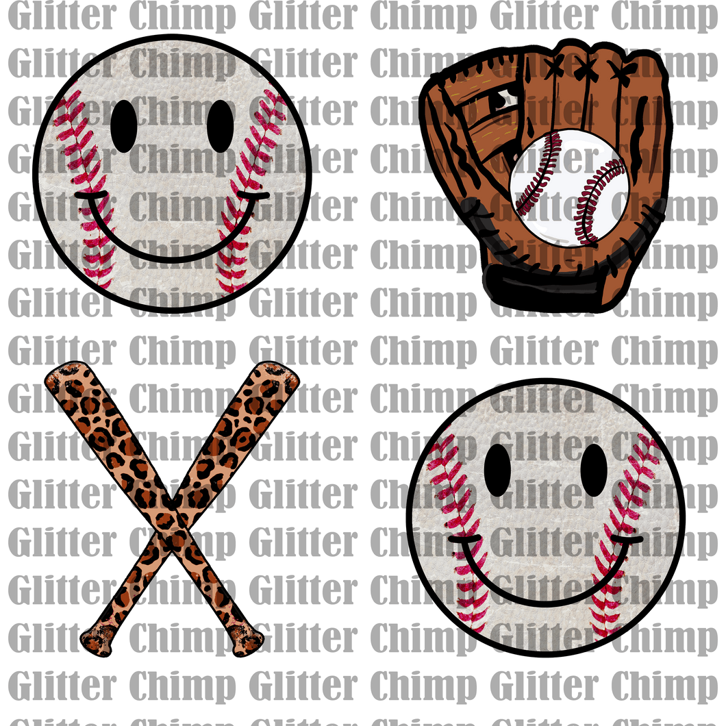 DTF - Baseball Pattern