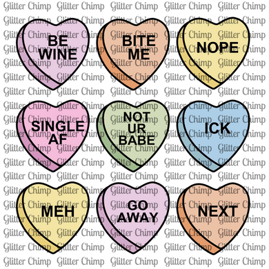 DTF - Candy Hearts Grid