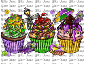 DTF - Cupcake Mardi Gras