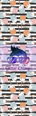 Glitter Chimp Vinyl Pen Wrap - Cute Snack - 4.75