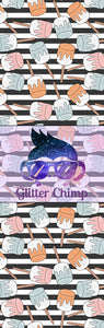 Glitter Chimp Vinyl Pen Wrap - Cute Snack - 4.75"x1.5" - Vinyl