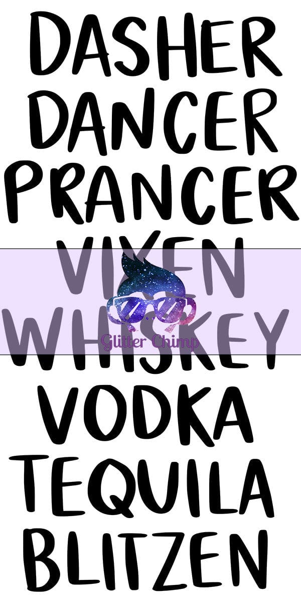 UVDTF - Dasher Dancer Vodka