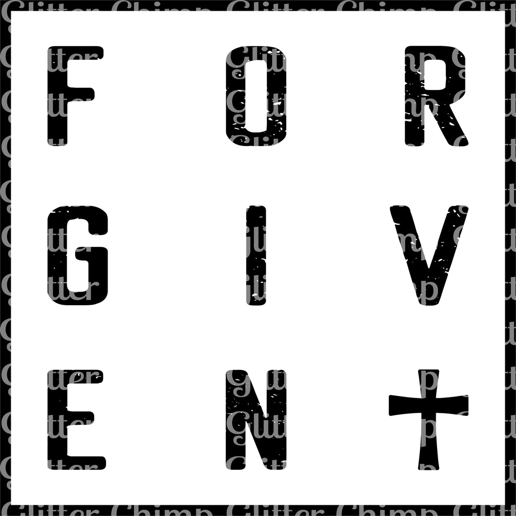 UVDTF - Forgiven Square