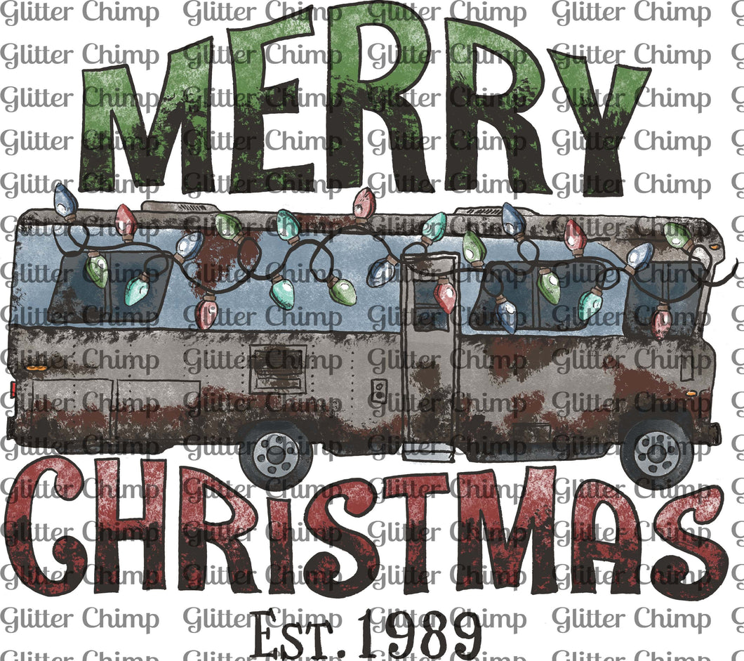 DTF - Griswold Merry Christmas RV
