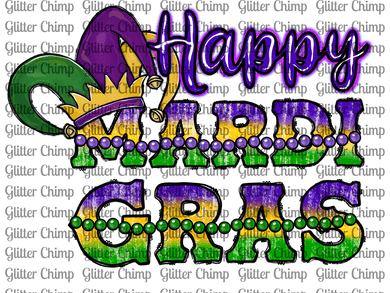 DTF - Happy Mardi Gras Jester