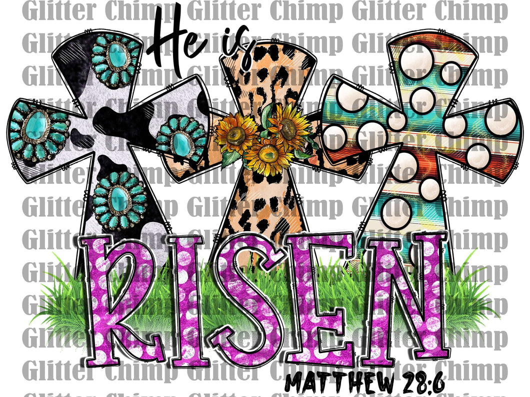 DTF - He Is Risen Matthew 28:6