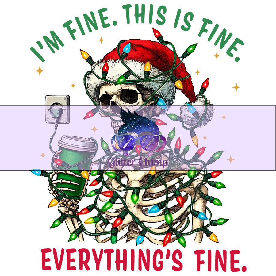 DTF - It's Fine Skeleton