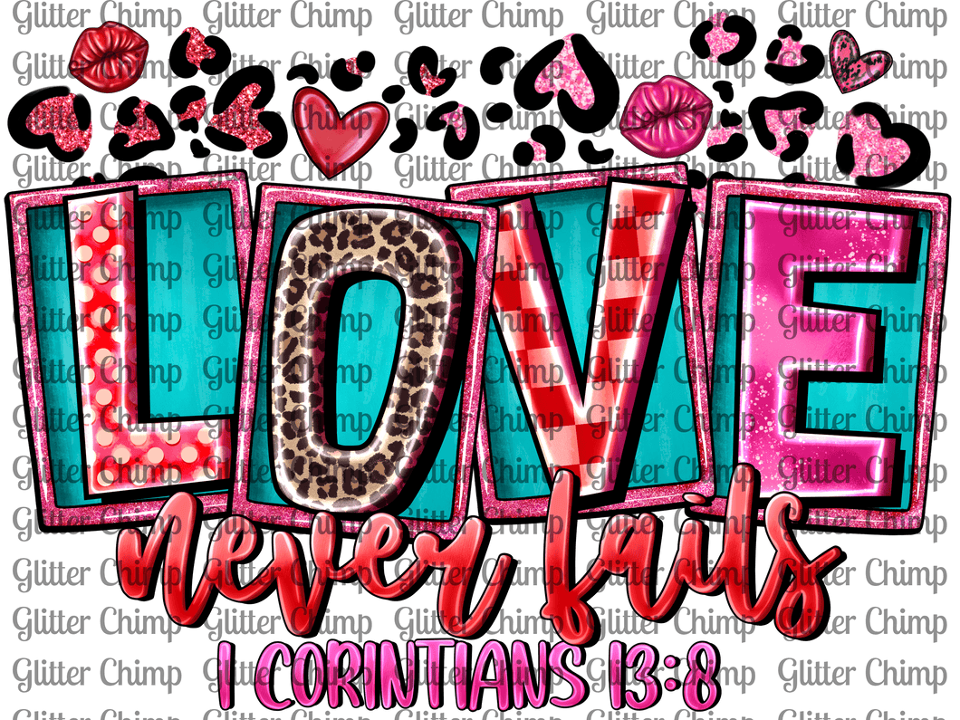 DTF - Love Never Fails Corinthians - LOVE
