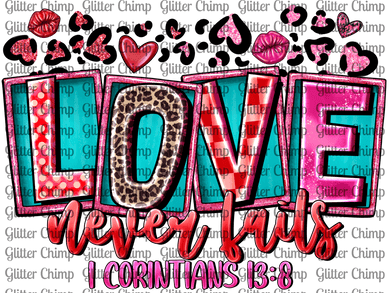 UVDTF - Love Never Fails - Corinthians