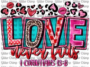 UVDTF - Love Never Fails - Corinthians