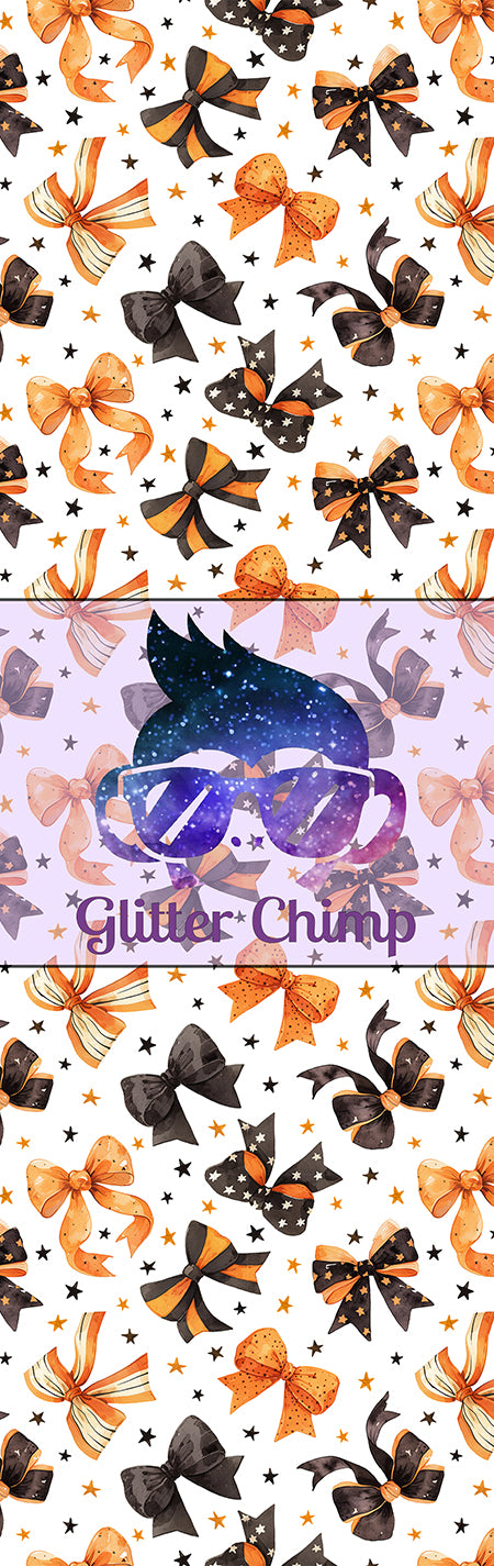 Glitter Chimp Vinyl Pen Wrap - October Bows- 4.75