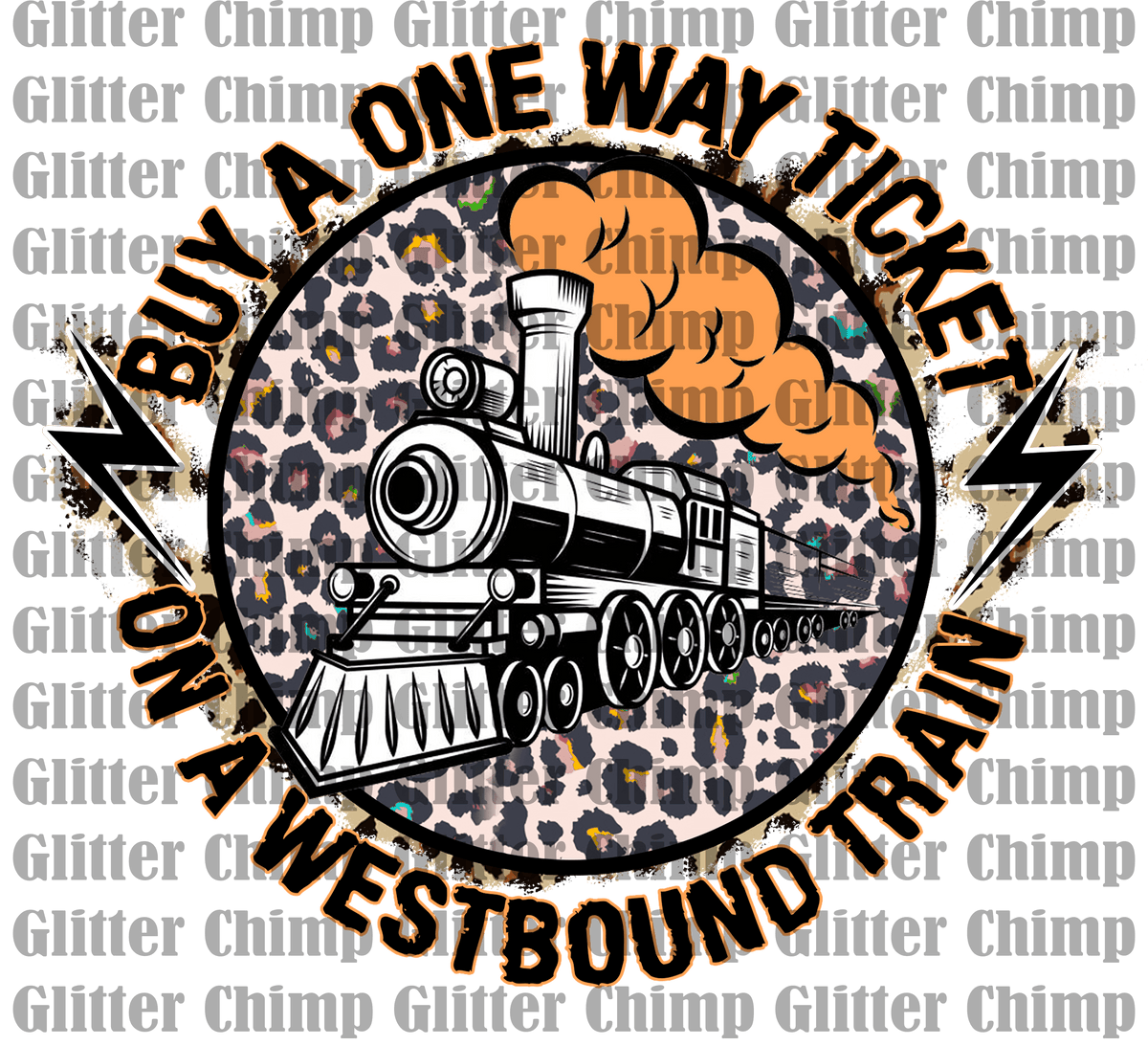 UVDTF - One Way Ticket – Glitter Chimp