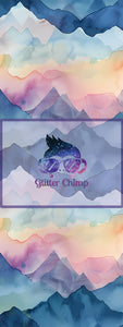 Glitter Chimp Vinyl Pen Wrap - Pastel Moutains - 4.75