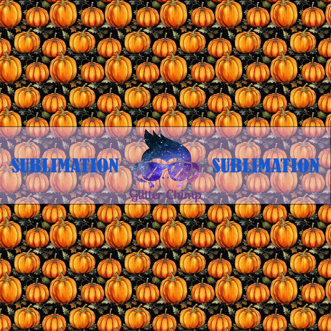 Sublimation Prints For Skinny Tumblers - Pumpkin Patch