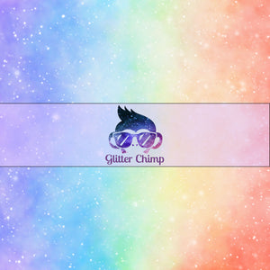 Glitter Chimp Adhesive Vinyl - Rainbow Sparkles