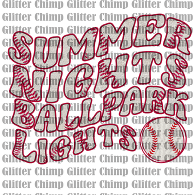 DTF - Summer Nights Ballpark Lights