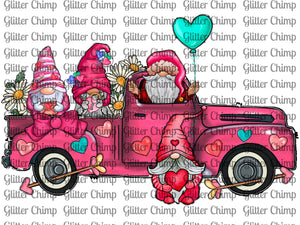 UVDTF - Valentine's Gnome Truck