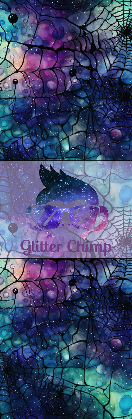 Glitter Chimp Vinyl Pen Wrap - Water Webs - 4.75