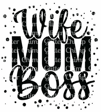 UVDTF - Wife Mom Boss