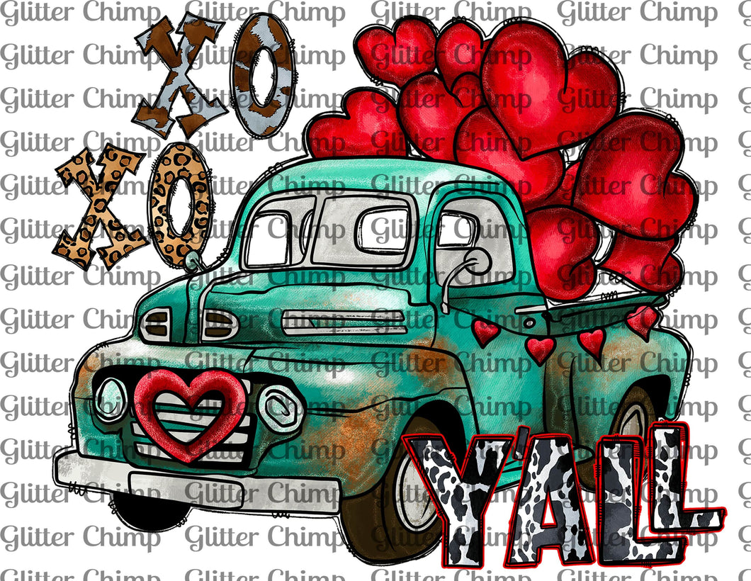 DTF - XOXO Y'all Truck