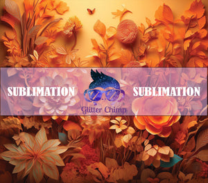 Sublimation Prints for Skinny Tumblers - Fall Foliage