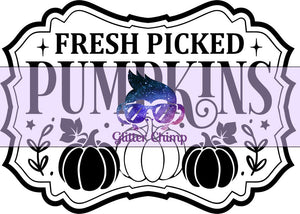 UVDTF - Fresh Picked Pumpkins