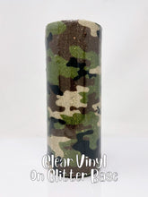 Load image into Gallery viewer, Glitter Chimp Adhesive Vinyl - Woodland Camo