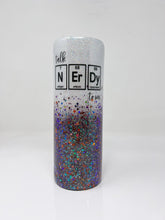 Load image into Gallery viewer, Glitter Chimp Adhesive Vinyl Decal - Talk Nerdy To Me - 3&quot;x2.5&quot; Clear Background