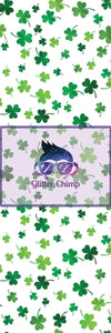 Glitter Chimp Vinyl Pen Wrap - All The Shamrocks - 4.75"x1.5" - Vinyl