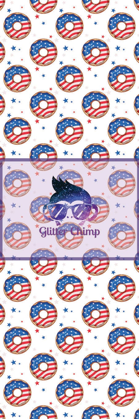 Glitter Chimp Vinyl Pen Wrap - American Donuts - 4.75