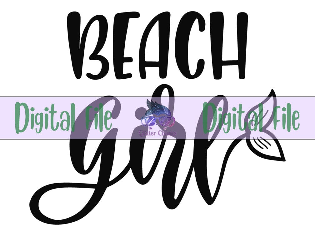 Beach Girl - Digital File