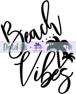 Beach Vibes Tree - Digital File