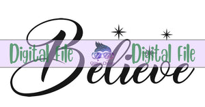 Believe - Digital File