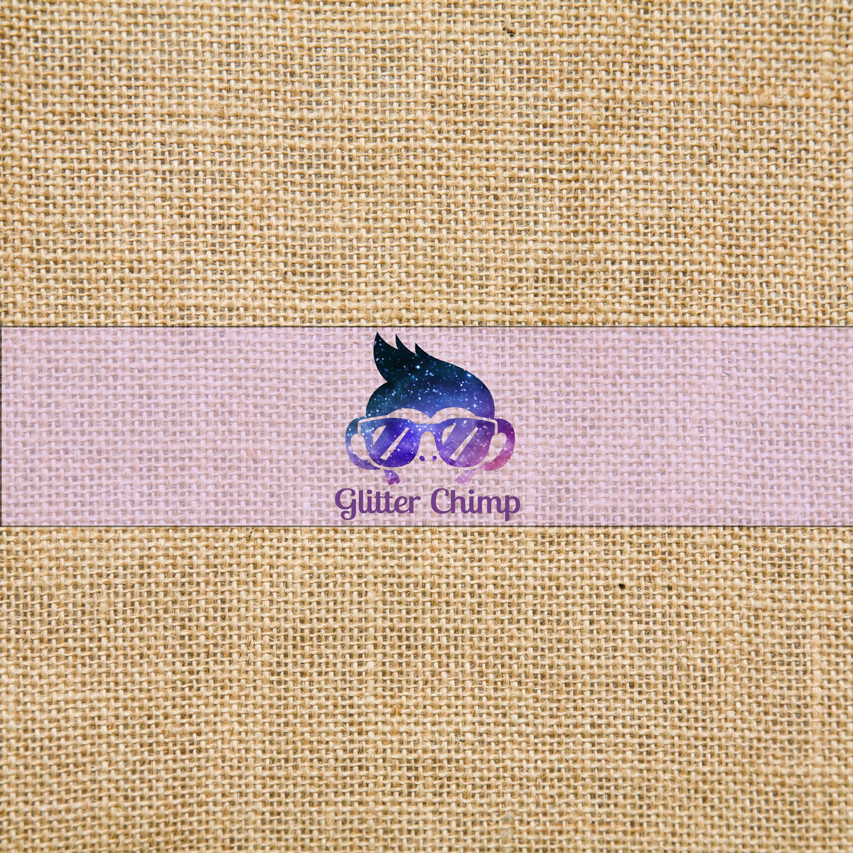 Glitter Chimp Adhesive Vinyl Burlap