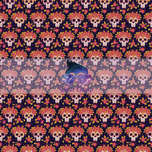 Glitter Chimp Adhesive Vinyl - Day of the Dead