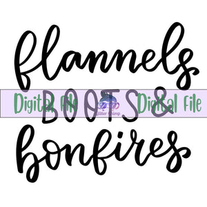 Flannels Boots - Digital File